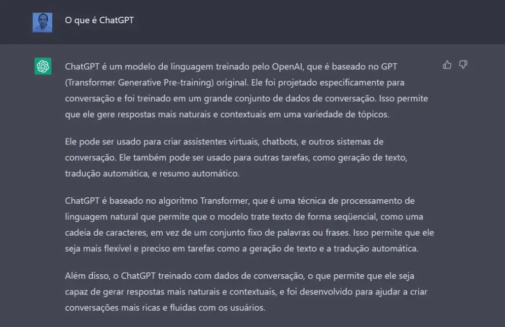 O que é o Chatgpt? Com funciona?