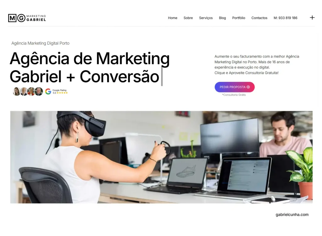 Agência de Marketing Gabriel no Porto