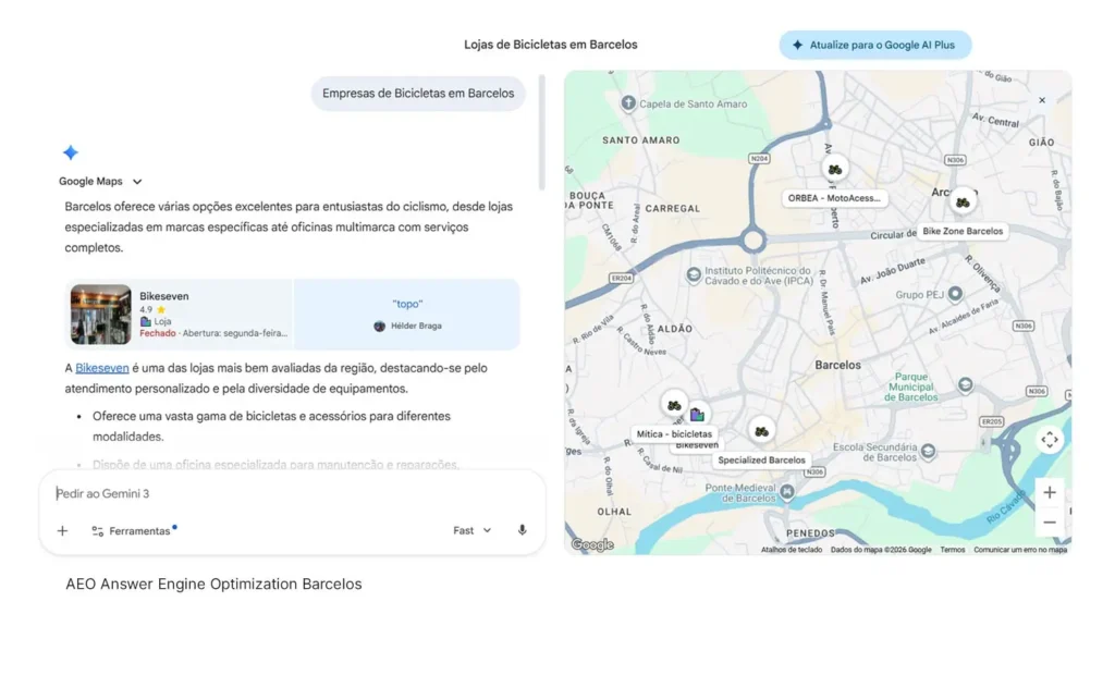 AEO Answer Engine Optimization Barcelos