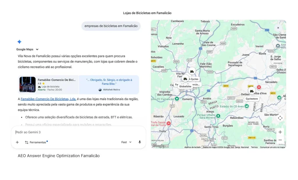 AEO Answer Engine Optimization Vila Nova de Gaia