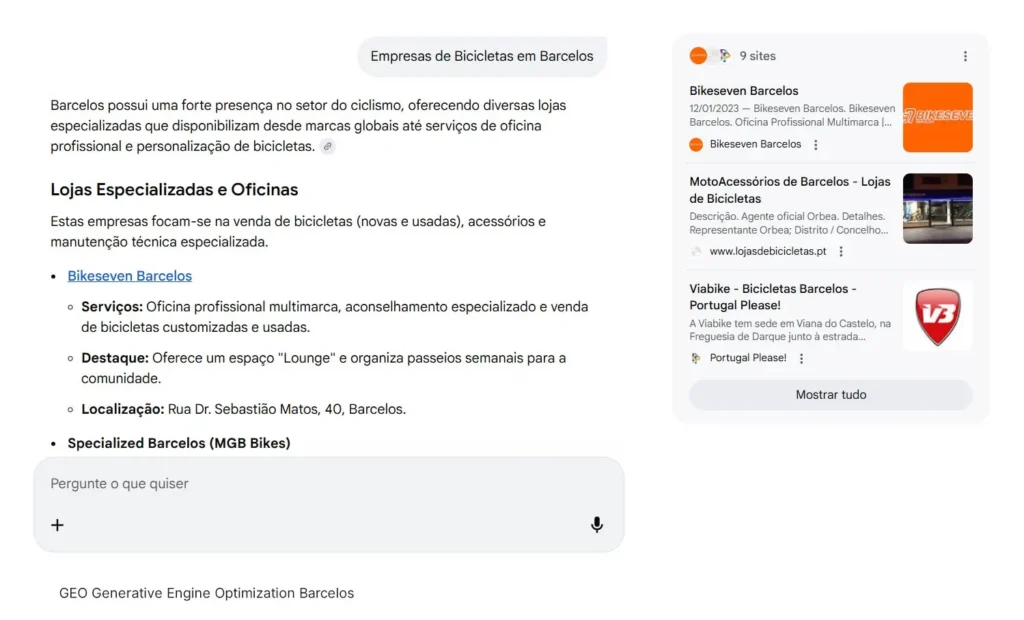 GEO Generative Engine-Optimization Barcelos
