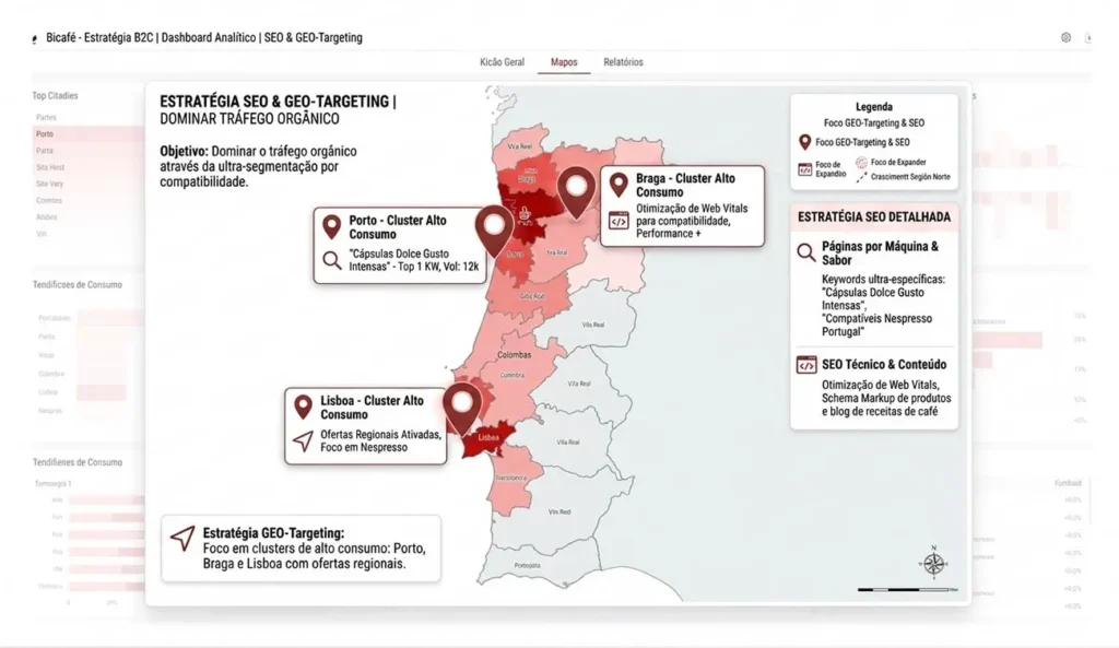 Estratégia SEO GEO Bicafé B2C